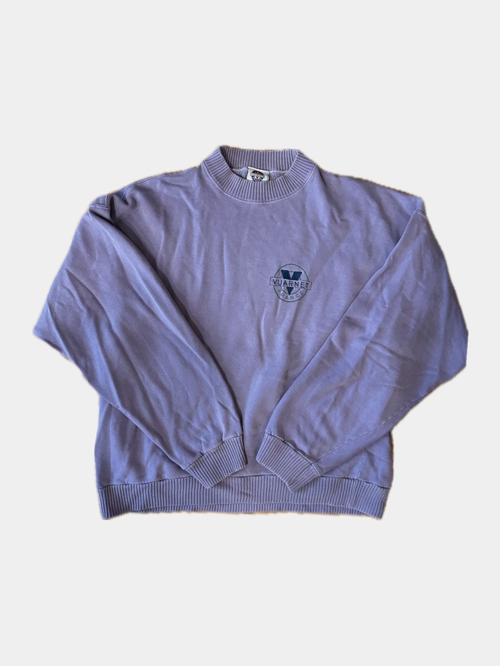 Vintage VUARNET Mens Lavender Crewneck Sweatshirt